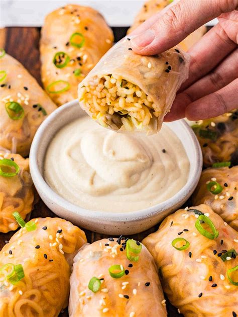 Mayonnaise Spring Rolls