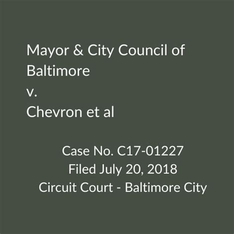 mayor and city council of baltimore v bp