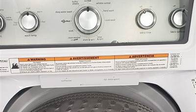 Maytag Mvwx655Dw0 Manual