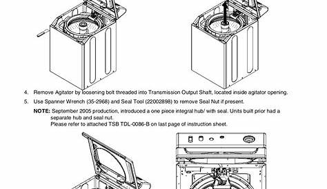 Maytag Washer Parts Manual