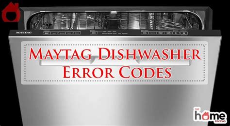 Maytag Dishwasher Error Code E3