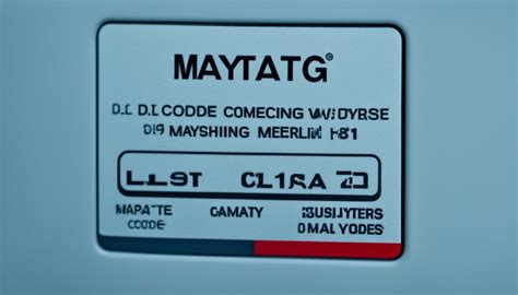 Maytag Dl Error Code