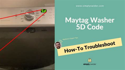 Maytag Epic Z Washer Code 5D