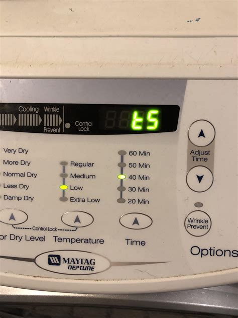 Maytag Gas Dryer F01 Error Code