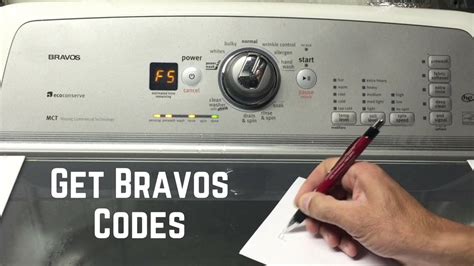 What are error codes on a Maytag Bravos X E1 F7 on the first diagnostic