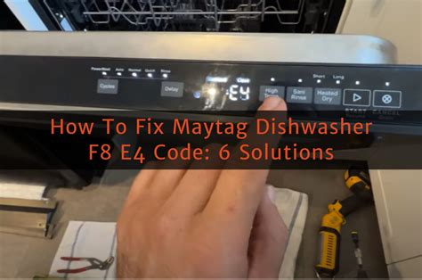 Maytag E4 Error at Shirley Lipford blog