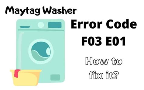How to get rid of the 5d code on the Maytag washing machine