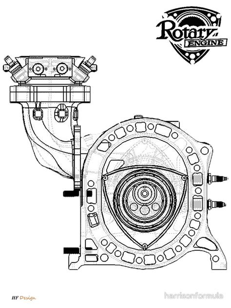 Mazda Rotary Engine Drawing