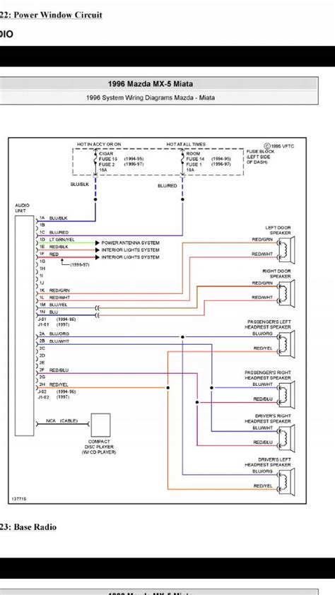 mazda radio wiring diagram LinsayRianne