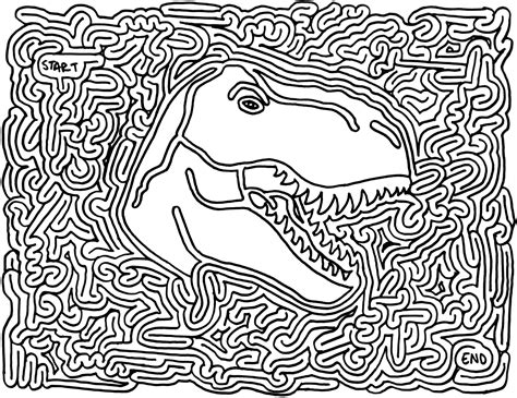 Maze Coloring Pages