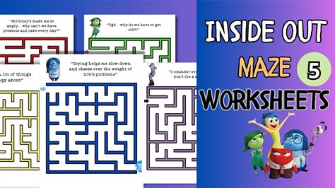 Maze Coding Worksheet For Kids