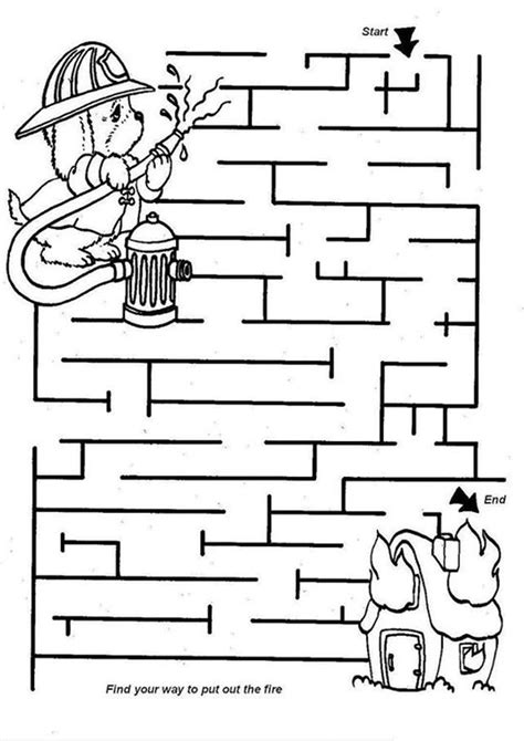 5 Maze Worksheets