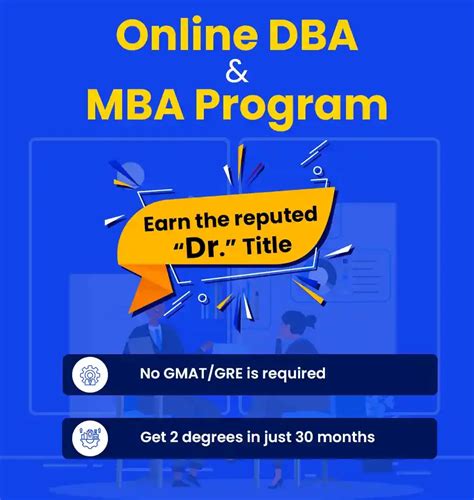 mba dba dual degree online
