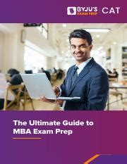 mba exam prep