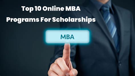 mba executive programs online scholarships