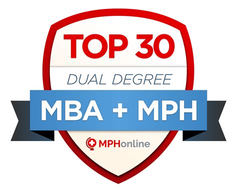 mba mph dual degree programs online