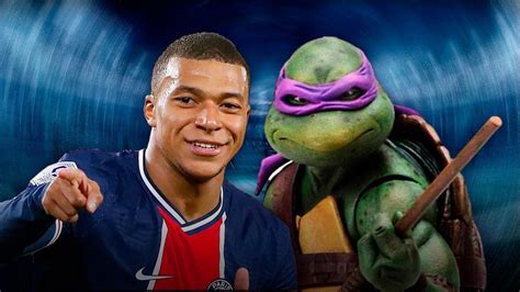 mbappe and ninja turtle comparison