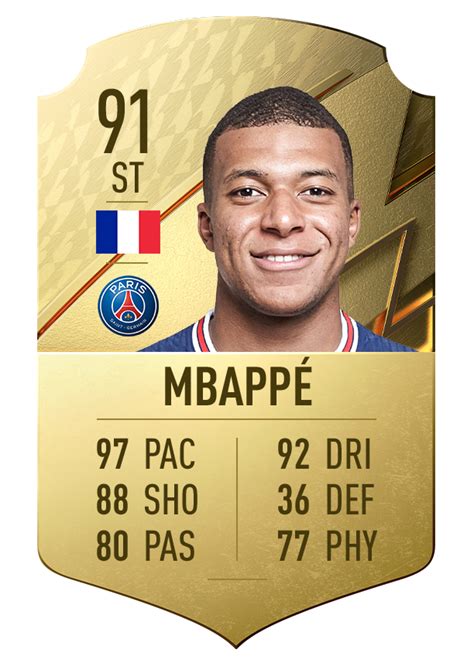 mbappe fifa 22 rating