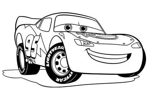 Learn How to Draw Lightning McQueen from Cars (Cars) Step by Step