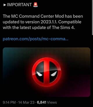mc command center not working after update