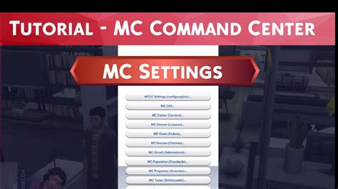 mc command center settings