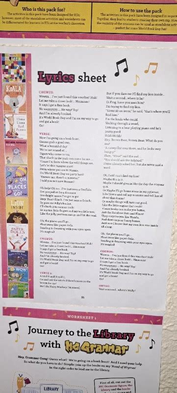 mc grammar world book day rap lyrics