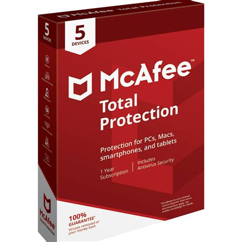 mcafee antivirus 5 year subscription