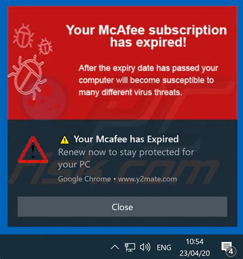 mcafee antivirus blocked website