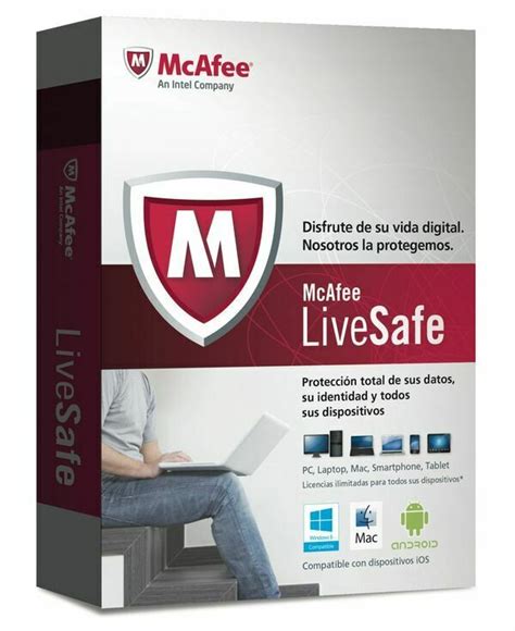 mcafee livesafe 3 devices 1 year subscription
