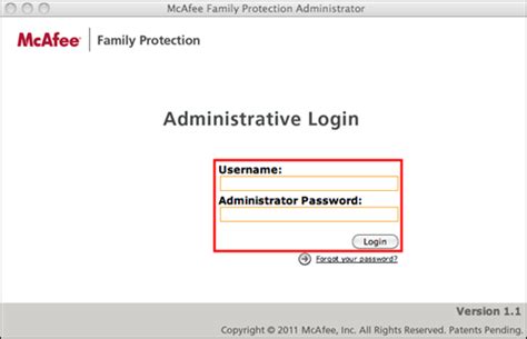 mcafee log in cox