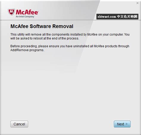 mcafee product removal tool deutsch