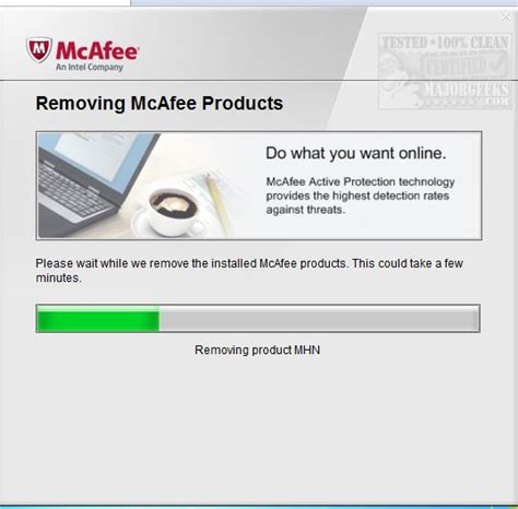 Mcafee Removal Tool Majorgeeks
