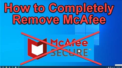 mcafee removal tool windows 10