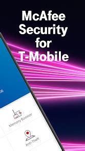 mcafee security for t mobile app