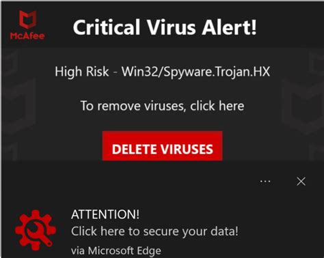 mcafee virus scan keeps popping up