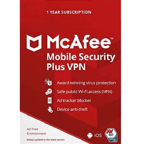 mcafee with vpn protection