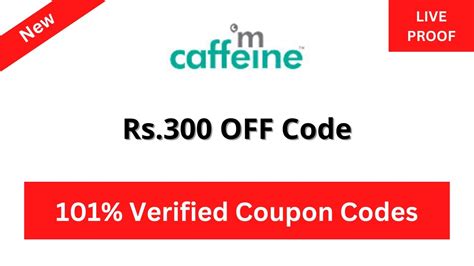 Get Coupon Codes To Save Money On Mcaffeine Products