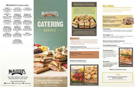 mcalister near me menu