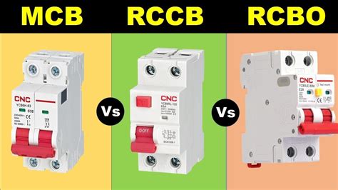 mcb and rccb difference