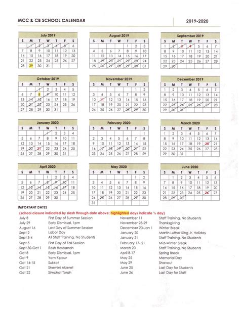Mcc 2025 Calendar