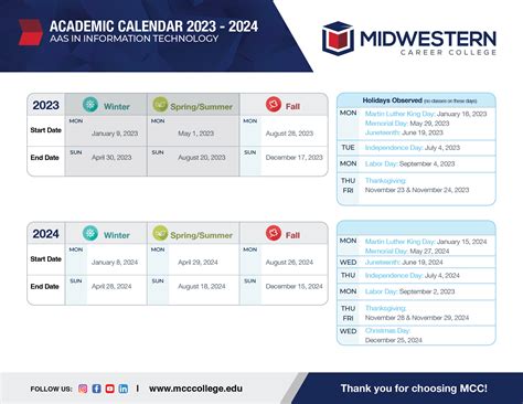 Mcc Calendar 2024