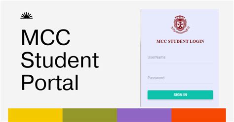 mcc portal log in