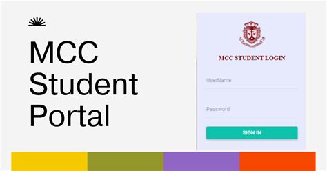 mcc student portal login