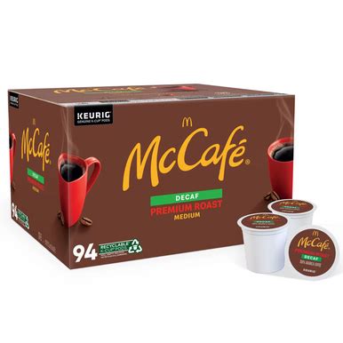 mccafe decaf k-cups 94 count