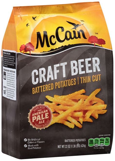mccain craft beer fries
