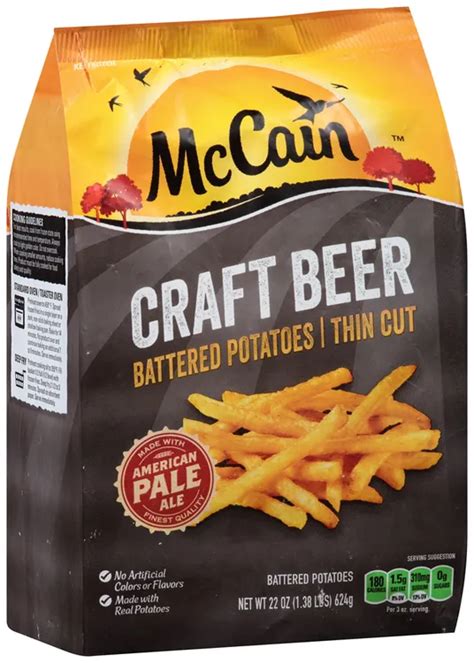 mccain craft beer fries air fryer