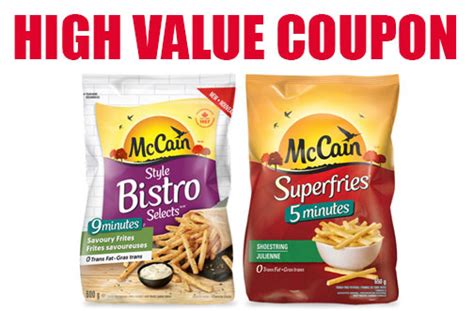 mccain french fries coupons