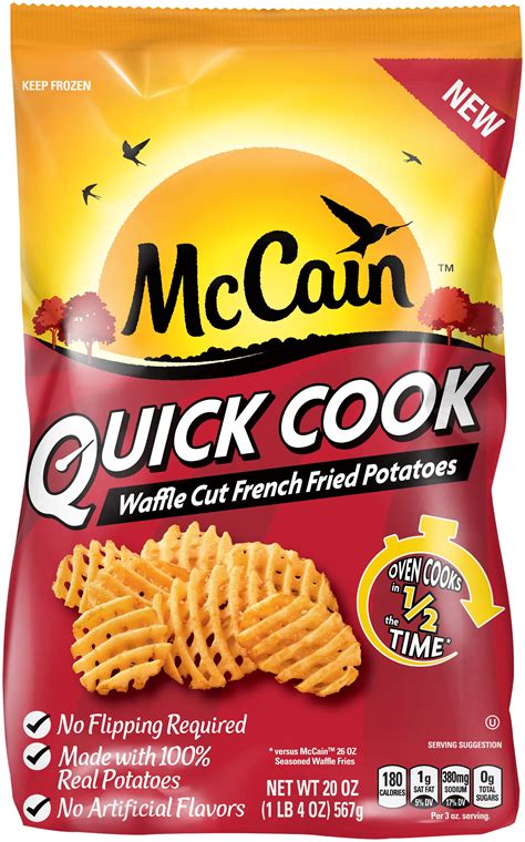 mccain quick cook waffle fries