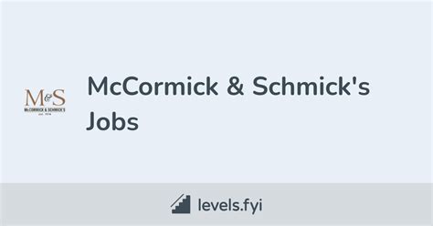 mccormick and schmick's jobs