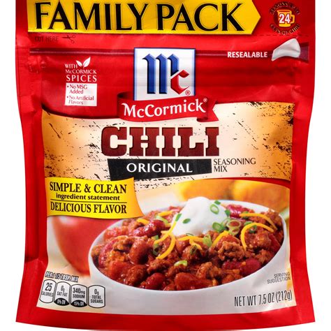 mccormick chili pack